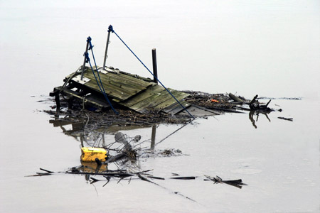 Floating debris